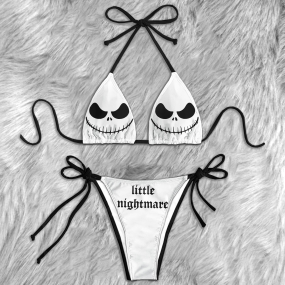 The Little Nightmare Micro Triangle Bikini Swimsuit HG