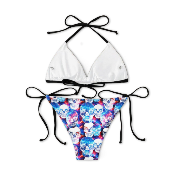 Skull Thunder Micro Triangle Bikini Swimsuit HG