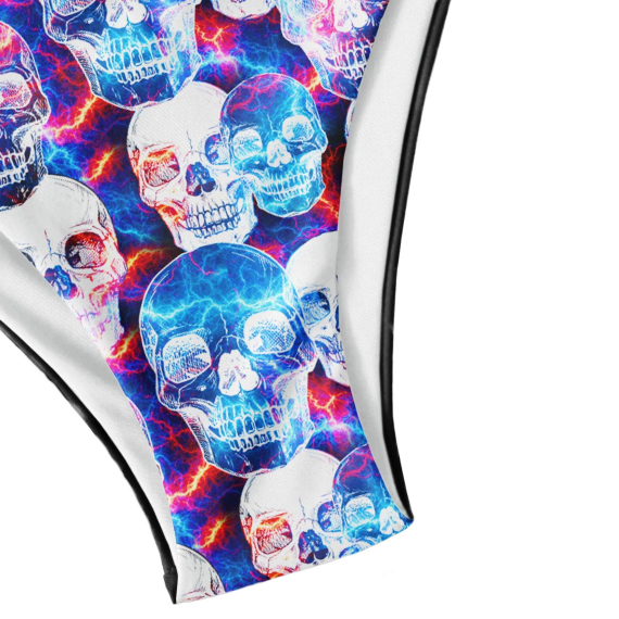Skull Thunder Micro Triangle Bikini Swimsuit HG