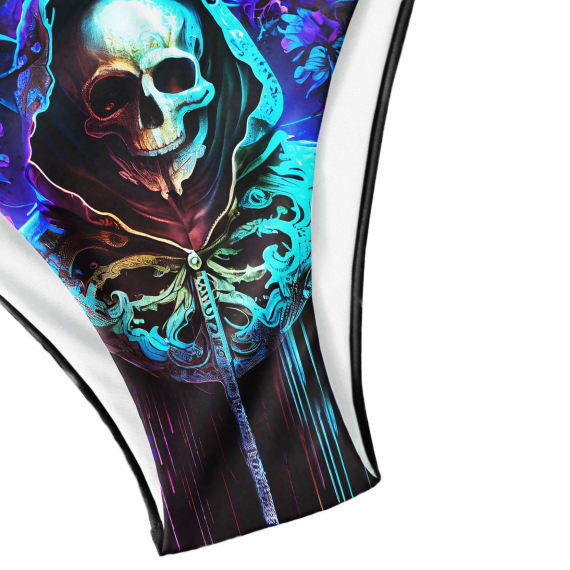 Skull Grim Reaper Micro Triangle Bikini Swimsuit HG