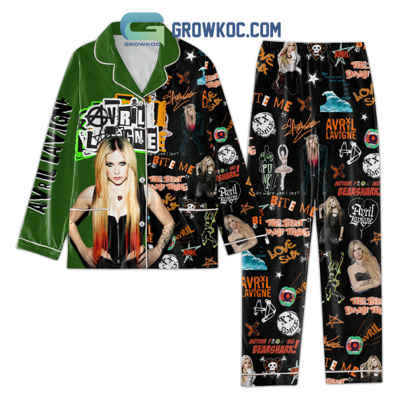 Avril Lavigne The Best Damn Thing Pyjama Pajamas Set NVA Black Design