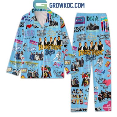 Backstreet Boys As Long As I Love You Pyjama Pajamas Set NVA Blue Version