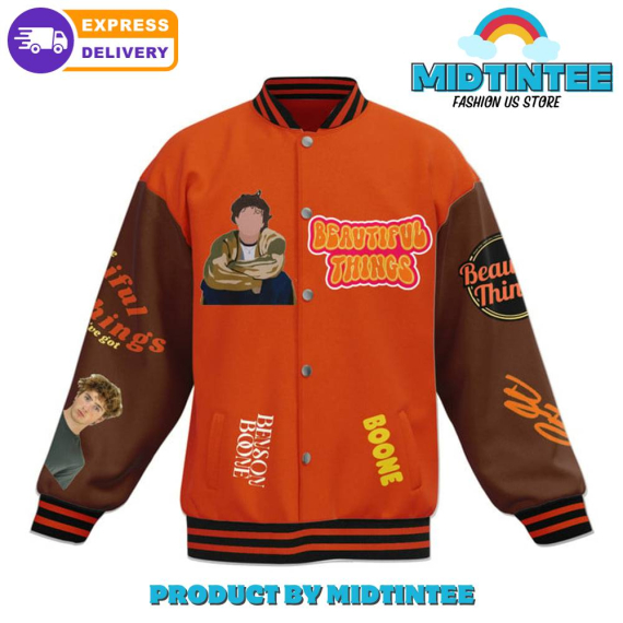 Benson Boone Beautiful Things Baseball Jacket or Bomber Jacket HG