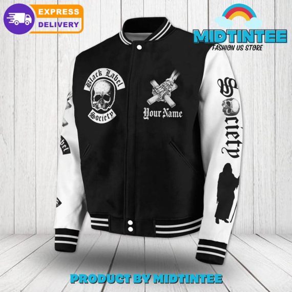 Black Label Society Custom Name Baseball Jacket or Bomber Jacket HG