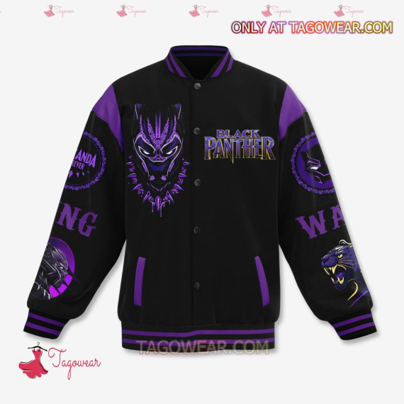 Black Panther Long Live The King Wakanda Forever HFN Baseball Jacket