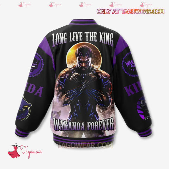 Black Panther Long Live The King Wakanda Forever HFN Baseball Jacket