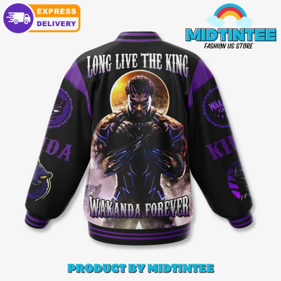 Black Panther Wakanda Forever Baseball Jacket or Bomber Jacket HG