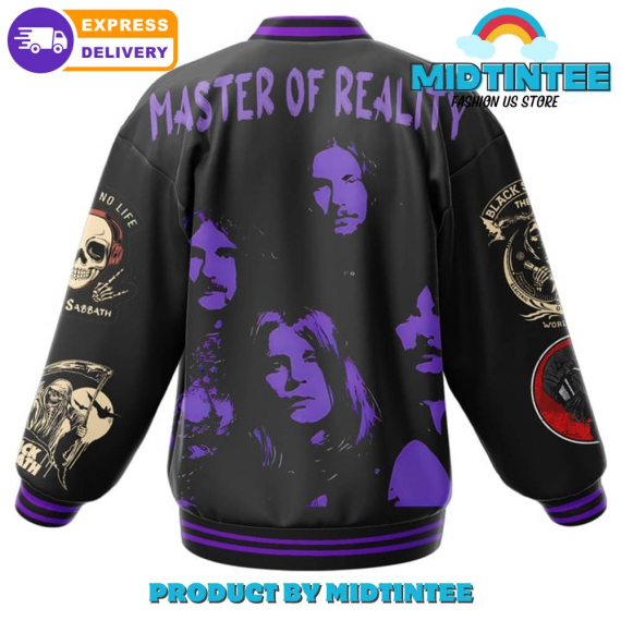 Black Sabbath Master Of Reality Baseball Jacket HG