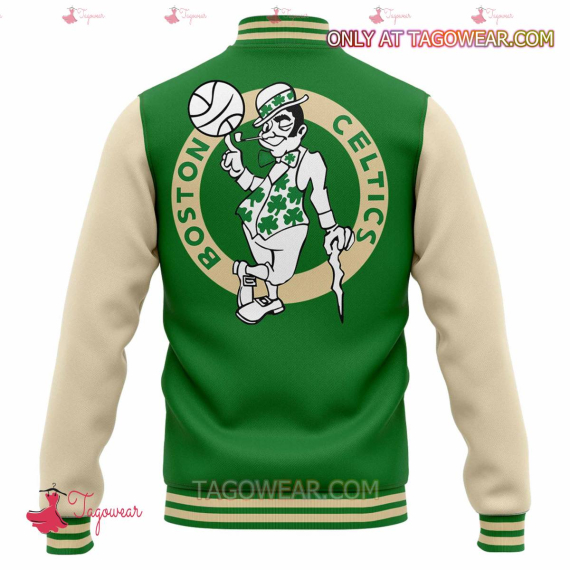 Boston Celtics Jayson Tatum HFN Baseball Jacket