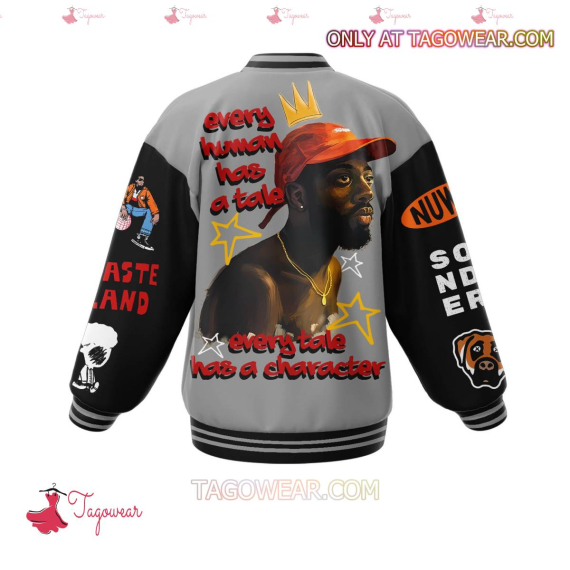 Brent Faiyaz Every Human Has A Tale Every Tale Has A Character HFN Baseball Jacket
