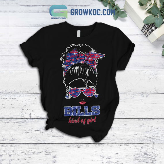 Buffalo Bills Kind Of Girl Mafia Bill Fleece Family Pajamas Set Tshirt Sweatshirt Long sleeves Pant Set NVA
