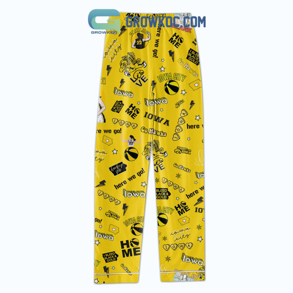 Caitlin Clark Iowa Hawkeyes Love Pyjama Pajamas Set NVA
