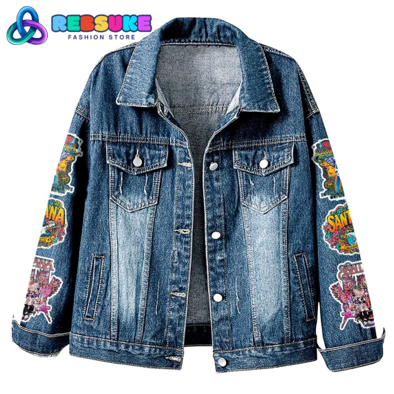 Carlos Santana 65th Anniversary Special 2025  Hooded Hoodless Or Hooded Denim Jacket HG