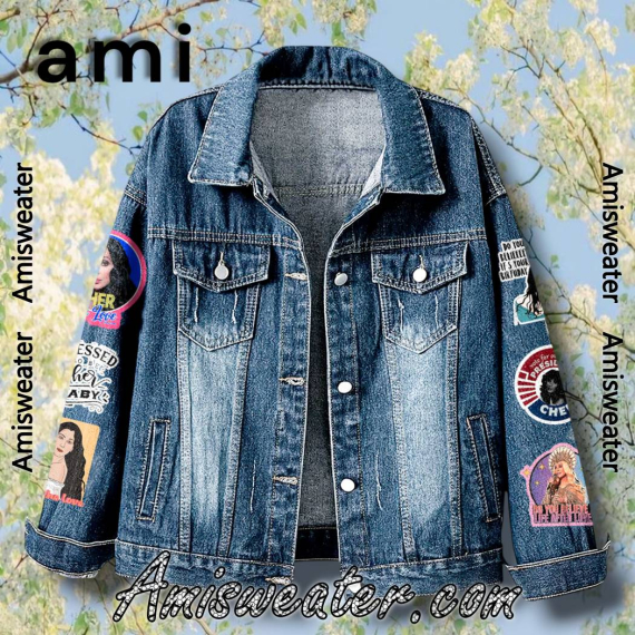 Cher 60th Anniversary 1965-2025 Signatures Hooded Hoodless Or Hooded Denim Jacket HG