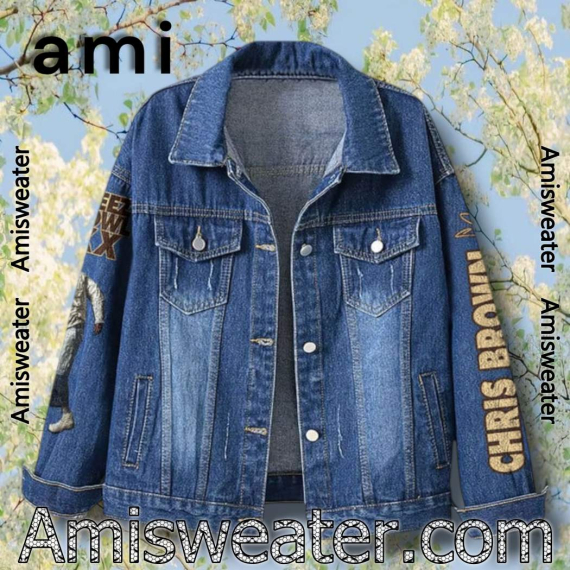 Chris Brown Breezy Bowl XX 2025 Hooded Hoodless Or Hooded Denim Jacket HG