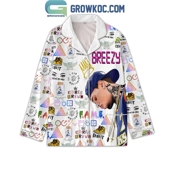 Chris Brown To Be The Best I Can Be Pyjama Pajamas Set NVA