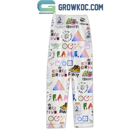 Chris Brown To Be The Best I Can Be Pyjama Pajamas Set NVA