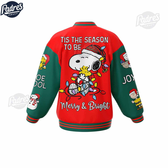 Christmas Team Snopi Baseball Jacket HG