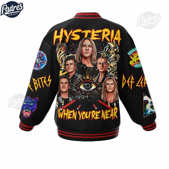 Custom Def Leppard Baseball Jacket HG