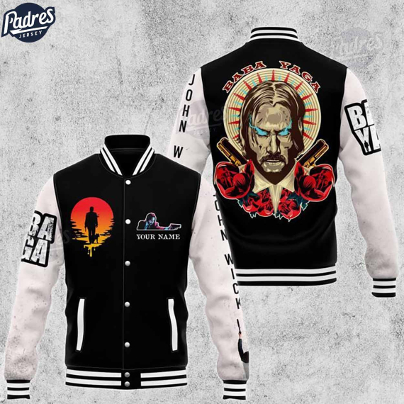 Custom John Wick Baba Yaga Movie Baseball Jacket HG