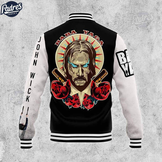 Custom John Wick Baba Yaga Movie Baseball Jacket HG