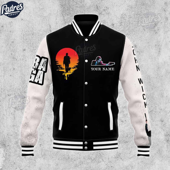 Custom John Wick Baba Yaga Movie Baseball Jacket HG