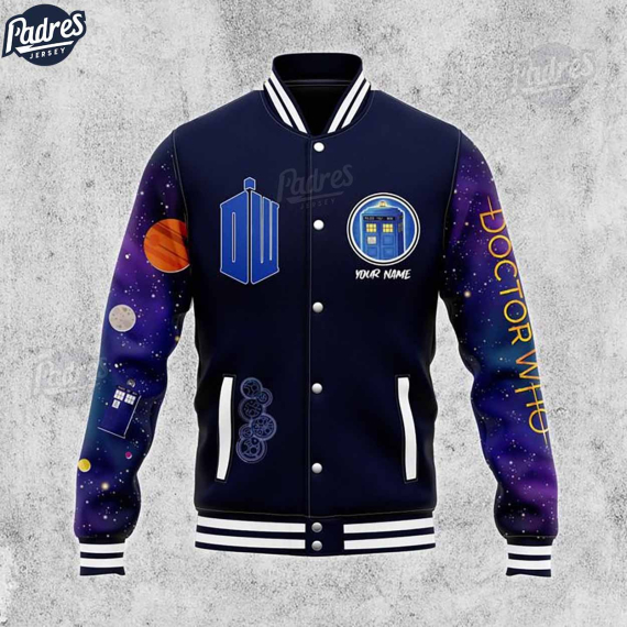 Custom Movie Doctor Who Baseball Jacket HG