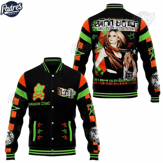 Custom Music Avril Lavigne Baseball Jacket HG