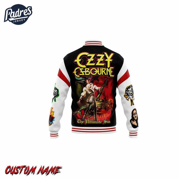 Custom Ozzy Osbourne Baseball Jacket HG