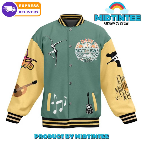 Dave Matthews Band Bring That Beat Baseball Jacket or Bomber Jacket HG