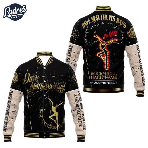 Dave Matthews Band Rock And Roll Hall Of Fame Baseball Jacket HG