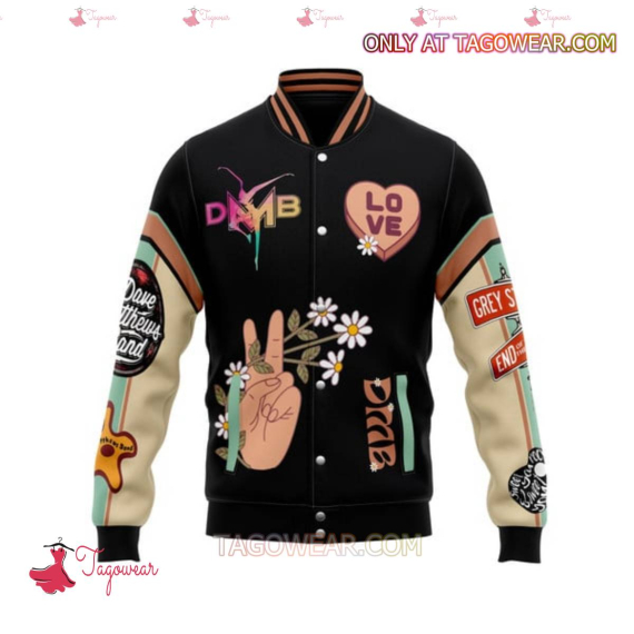 Dave Matthews Band Satellite In My Eyes HFN Baseball Jacket