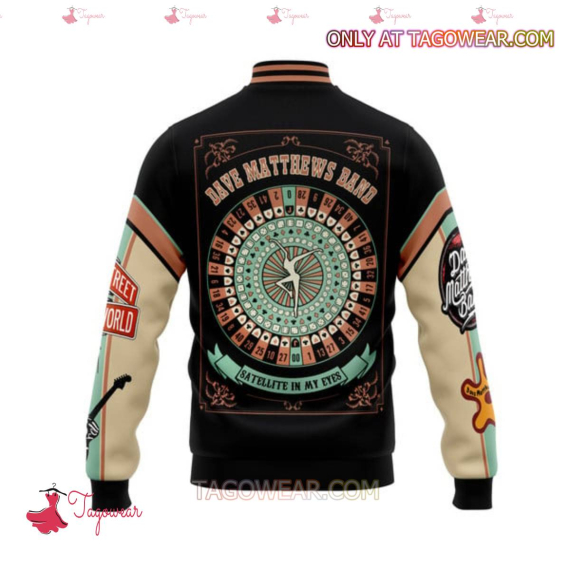 Dave Matthews Band Satellite In My Eyes HFN Baseball Jacket