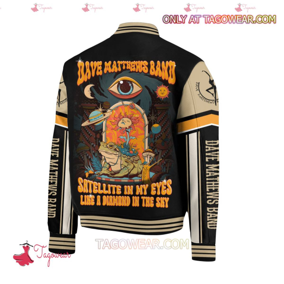 Dave Matthews Band Satellite In My Eyes Like A Diamond In The Sky HFN Baseball Jacket
