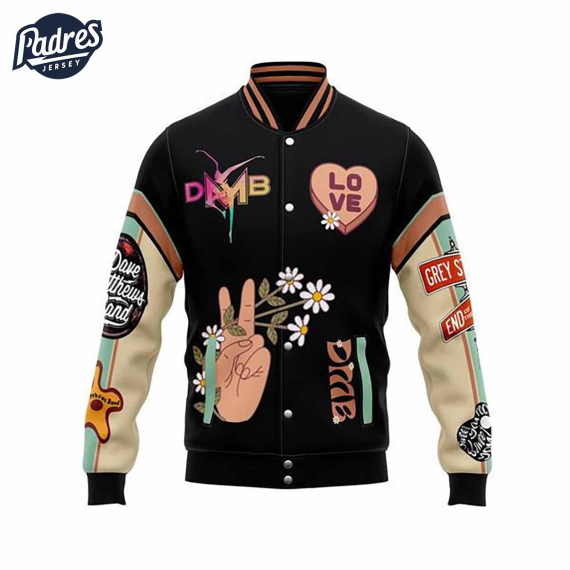 Dave Matthews Band Satellite My Eyes Baseball Jacket HG Style