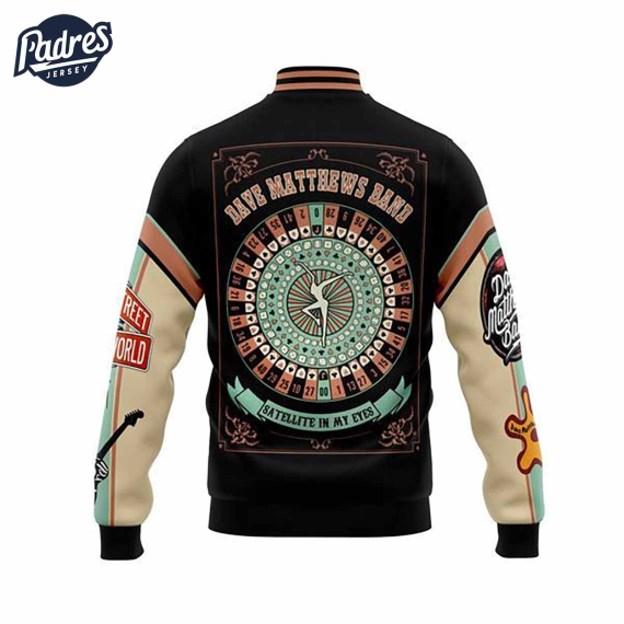 Dave Matthews Band Satellite My Eyes Baseball Jacket HG Style