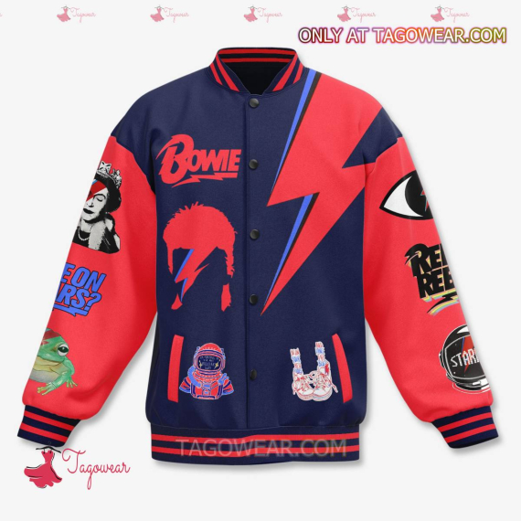 David Bowie The Babe With The Power HFN Baseball Jacket