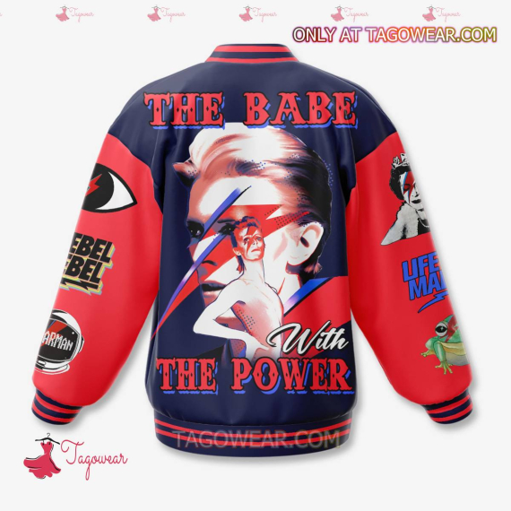 David Bowie The Babe With The Power HFN Baseball Jacket