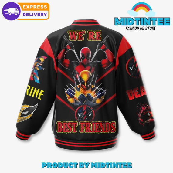 Deadpool And Wolverine We Are Best Friends Baseball Jacket or Bomber Jacket HG