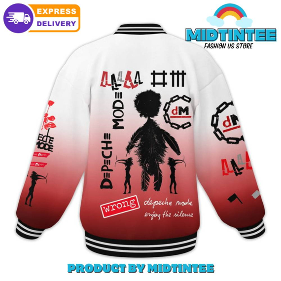 Depeche Mode Enjoy The Silence Custom Name Baseball Jacket or Bomber Jacket HG