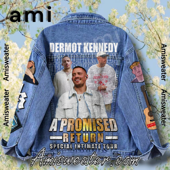 Dermot Kennedy A Promised Return Special Intimate Tour 2025 Hooded Hoodless Or Hooded Denim Jacket HG