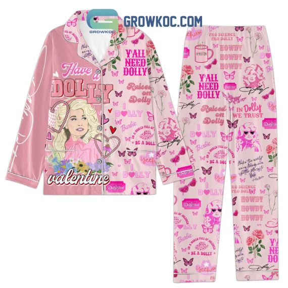 Dolly Parton Valentine Pyjama Pajamas Set NVA