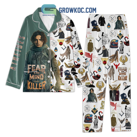 Dune Paul Atreides Fear Is The Mind Killer Pyjama Pajamas Set NVA