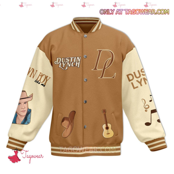 Dustin Lynch She Loves A Small Town Boys Like Me HFN Baseball Jacket