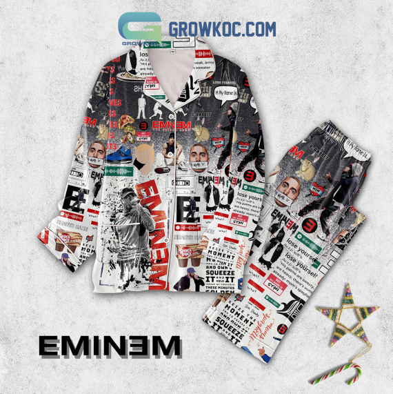 Eminem Lose Yourself Seize The Moment Pyjama Pajamas Set NVA