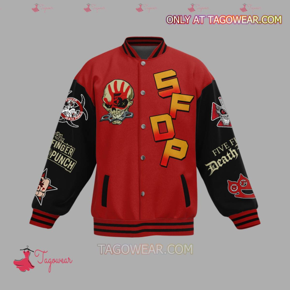Five Finger Death Punch The Way Of The Fist HFN Baseball Jacket