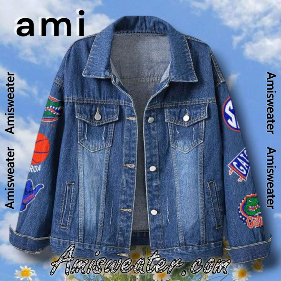 Florida Gators SEC Tournament Champions 2025 Hooded Hoodless Or Hooded Denim Jacket HG