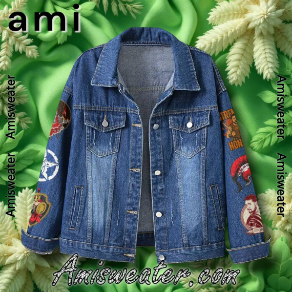 Gladiator 25th Anniversary 2000-2025 Signatures Hooded Hoodless Or Hooded Denim Jacket HG