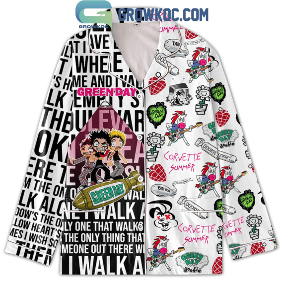 Green Day Corvette Summer Pyjama Pajamas Set NVA