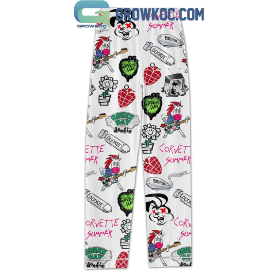 Green Day Corvette Summer Pyjama Pajamas Set NVA